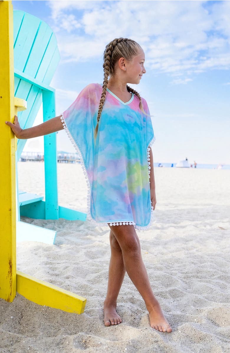 Limeapple Alexa Caftan Coverup, Alternate, color, Multi
