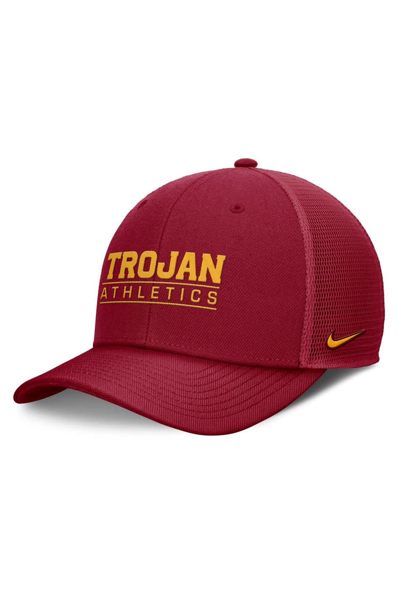 Men's Nike Crimson USC Trojans Rise Adjustable Hat, Main, color, Crimson