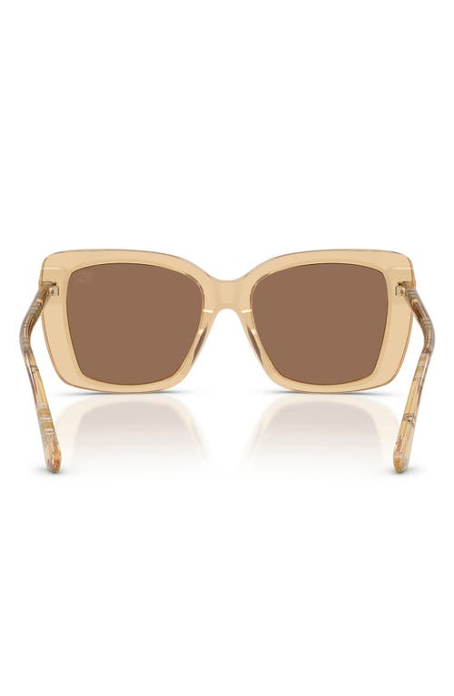 Burberry Womens Be4456 Square-frame Acetate Sunglasses Cream In 41677354 Beige