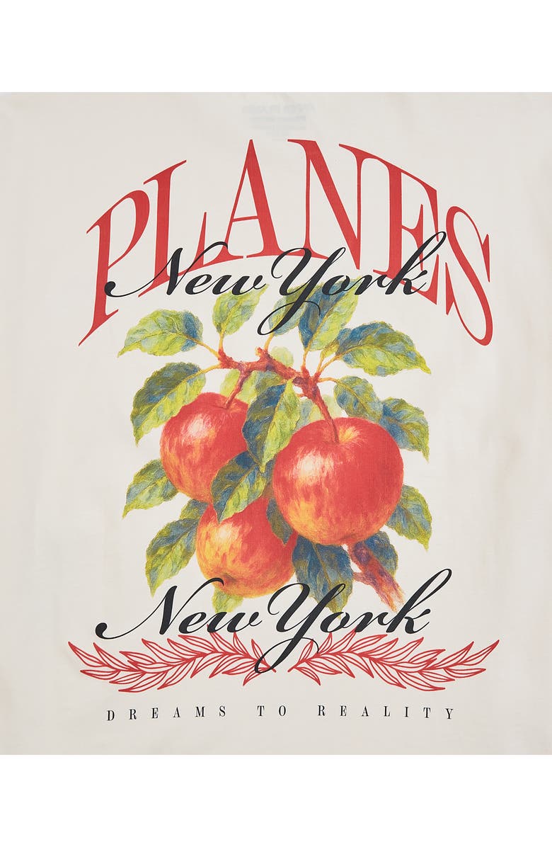 PAPER PLANES Planes NY Apple Cotton Graphic T-Shirt, Alternate, color, Eggshell