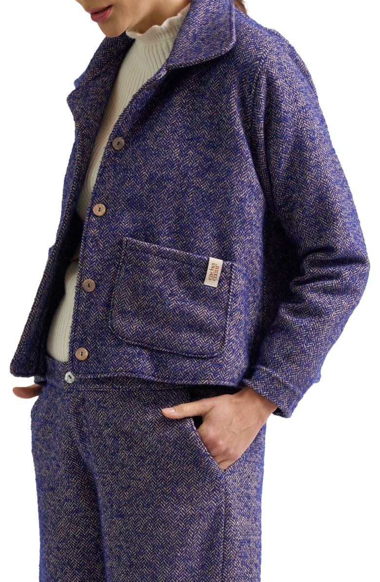 Cache Coeur Pippa Maternity Jacket, Alternate, color, Blue