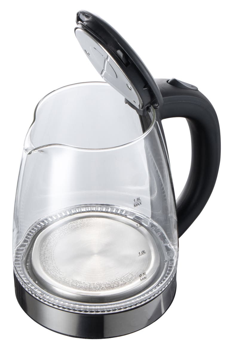 Electric Tea Kettle, Alternate, color, BLACK