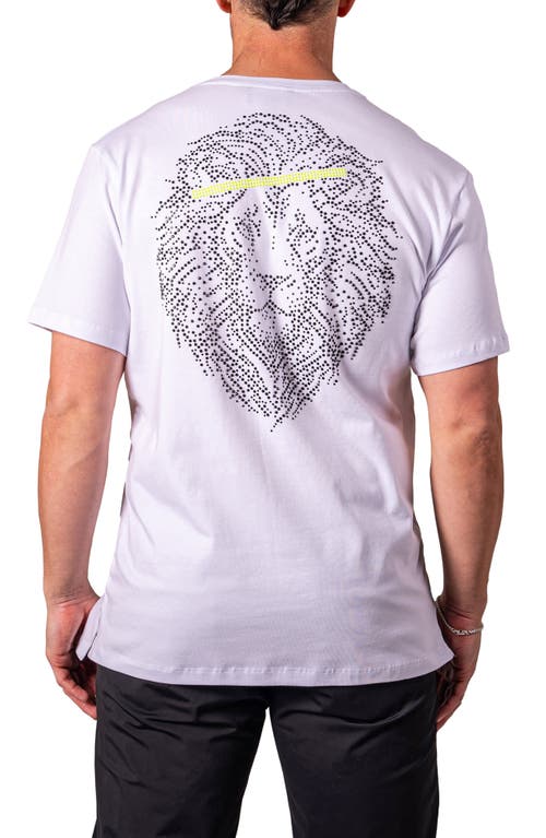 Maceoo Neon Asad Embellished T-shirt In Purple