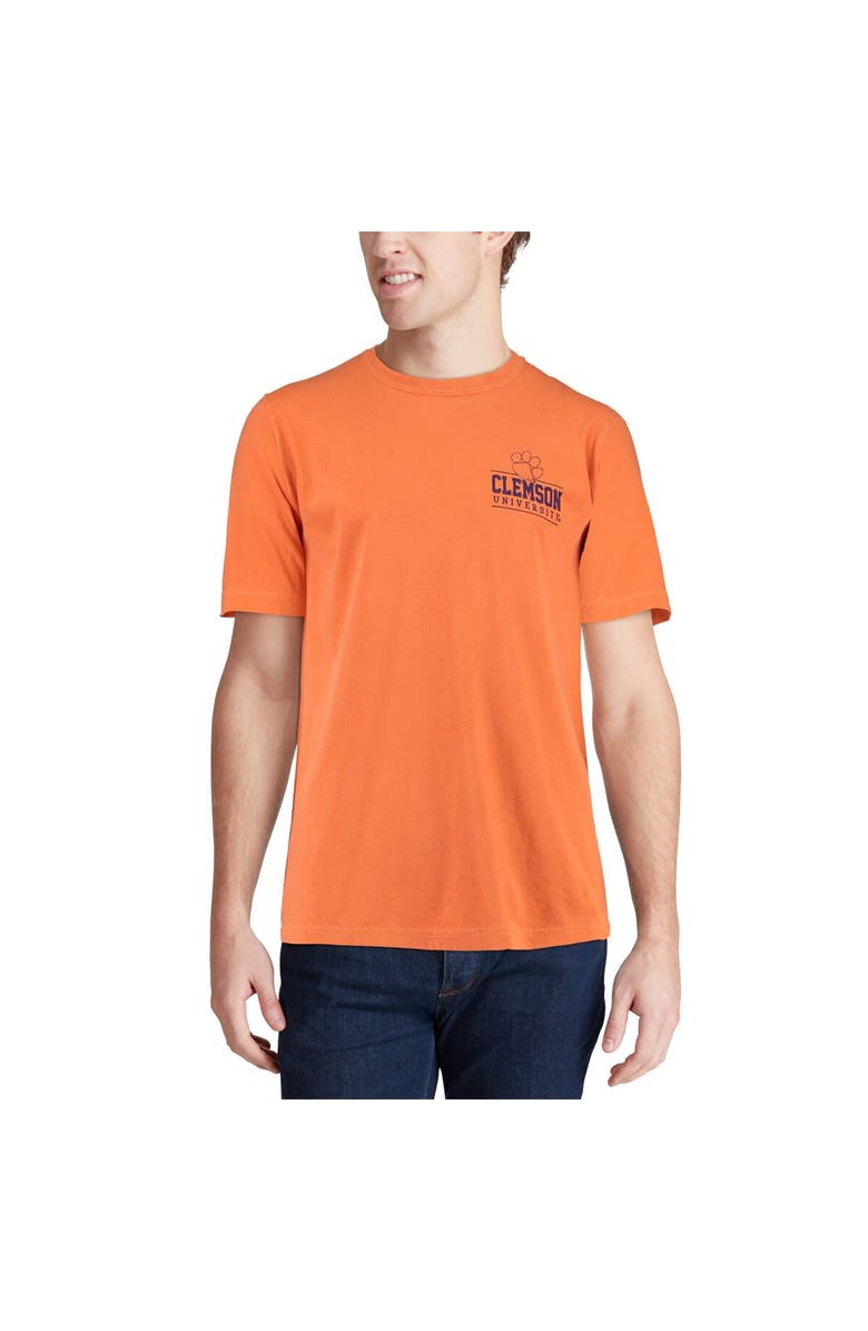 IMAGE ONE Men's Orange Clemson Tigers Comfort Colors Campus Icon T-Shirt, Alternate, color, 