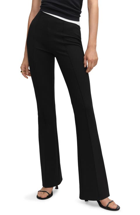 Pintuck Flare Leggings