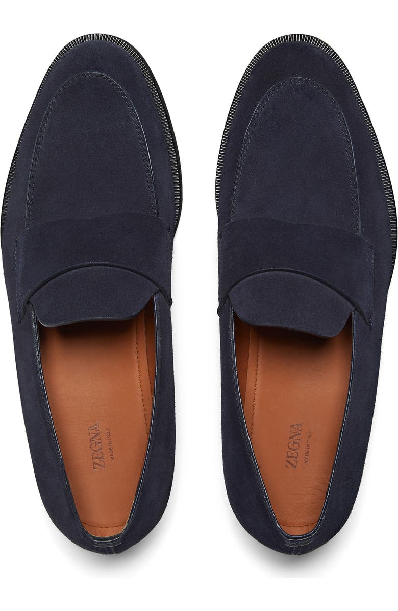 ZEGNA Torino Suede Loafer, Alternate, color,