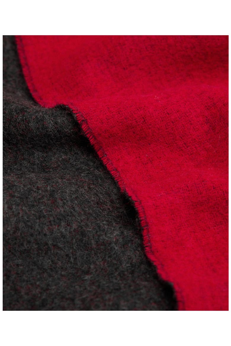 Reversible Wool Scarf, Alternate, color, RED