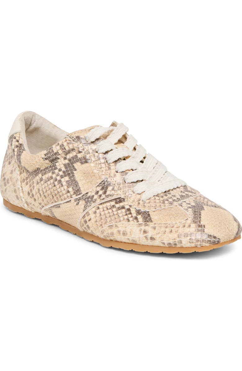 Dolce Vita Dorie Sneaker, Main, color, Natural Snake Embossed Leather