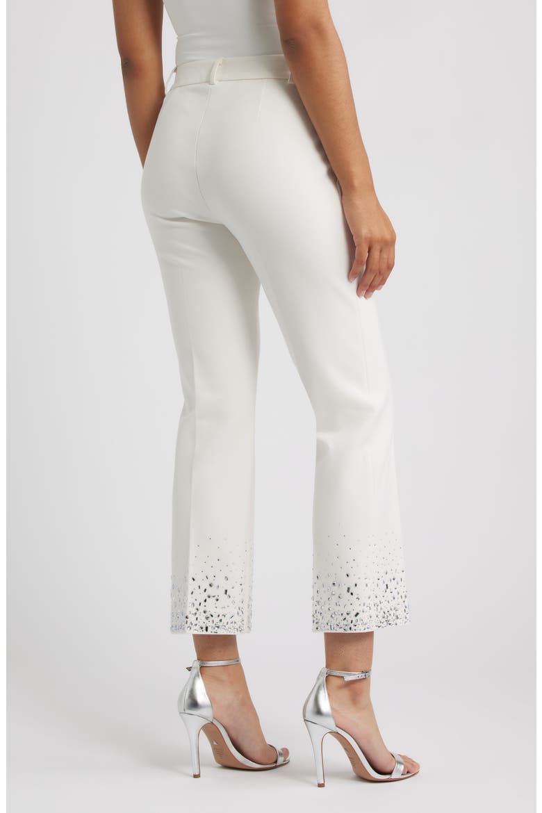 Crop Flare Pants, Alternate, color, WHITE DOVE
