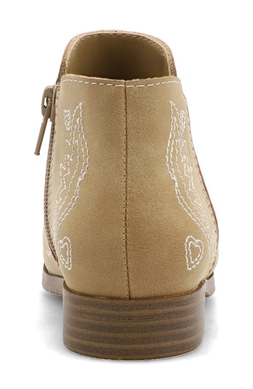 Mia Kids' Lil' Skarlet Western Bootie In Nude