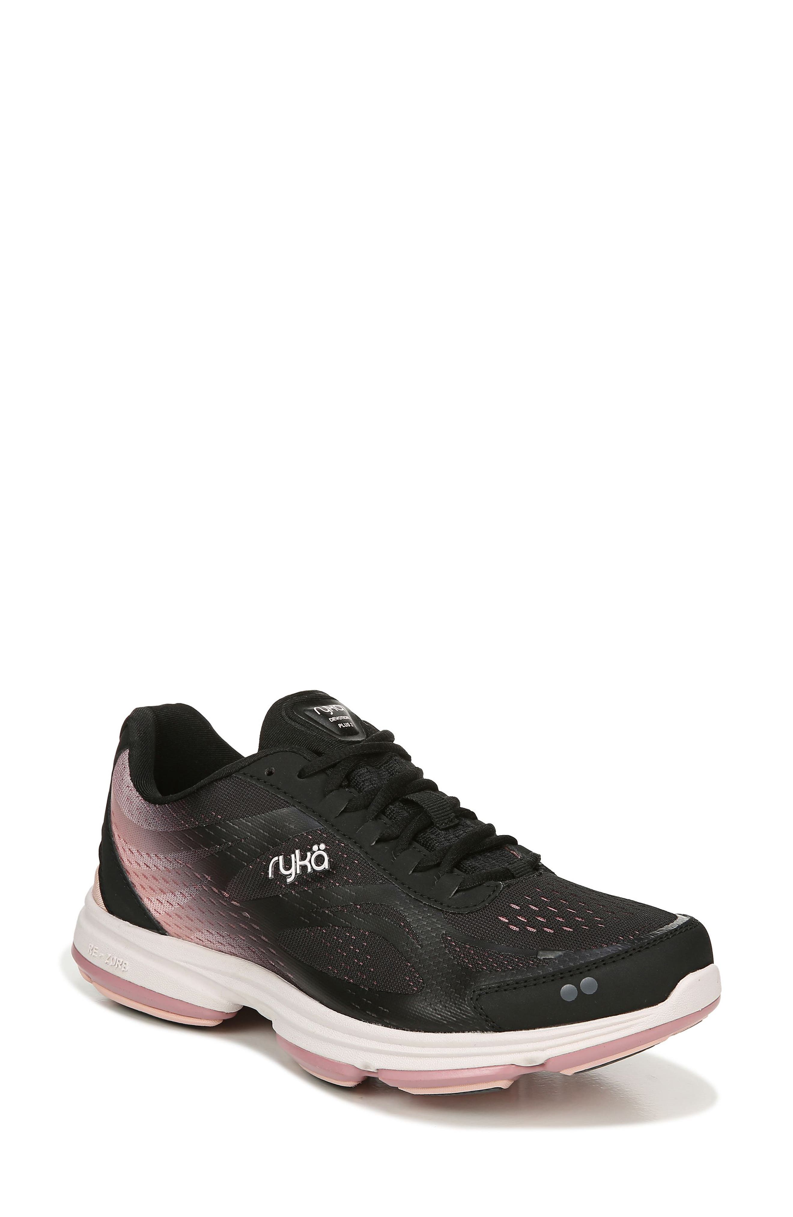 Devotion Plus 2 Sneaker, Main, color, BLACK/ ROSE