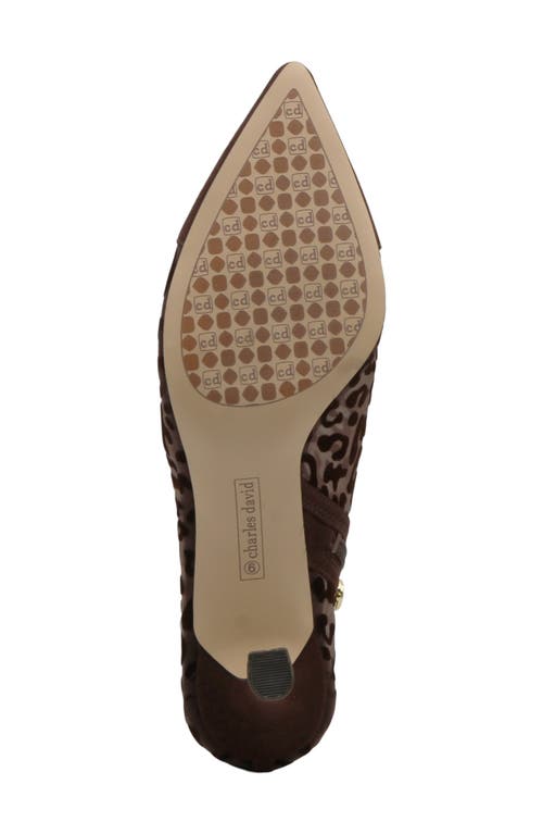 Charles By Charles David Abena Pointed Toe Bootie In Brown