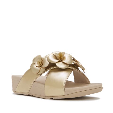 Lulu Flower Cross Slides