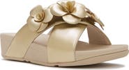 FitFlop Lulu Flower Cross Slides