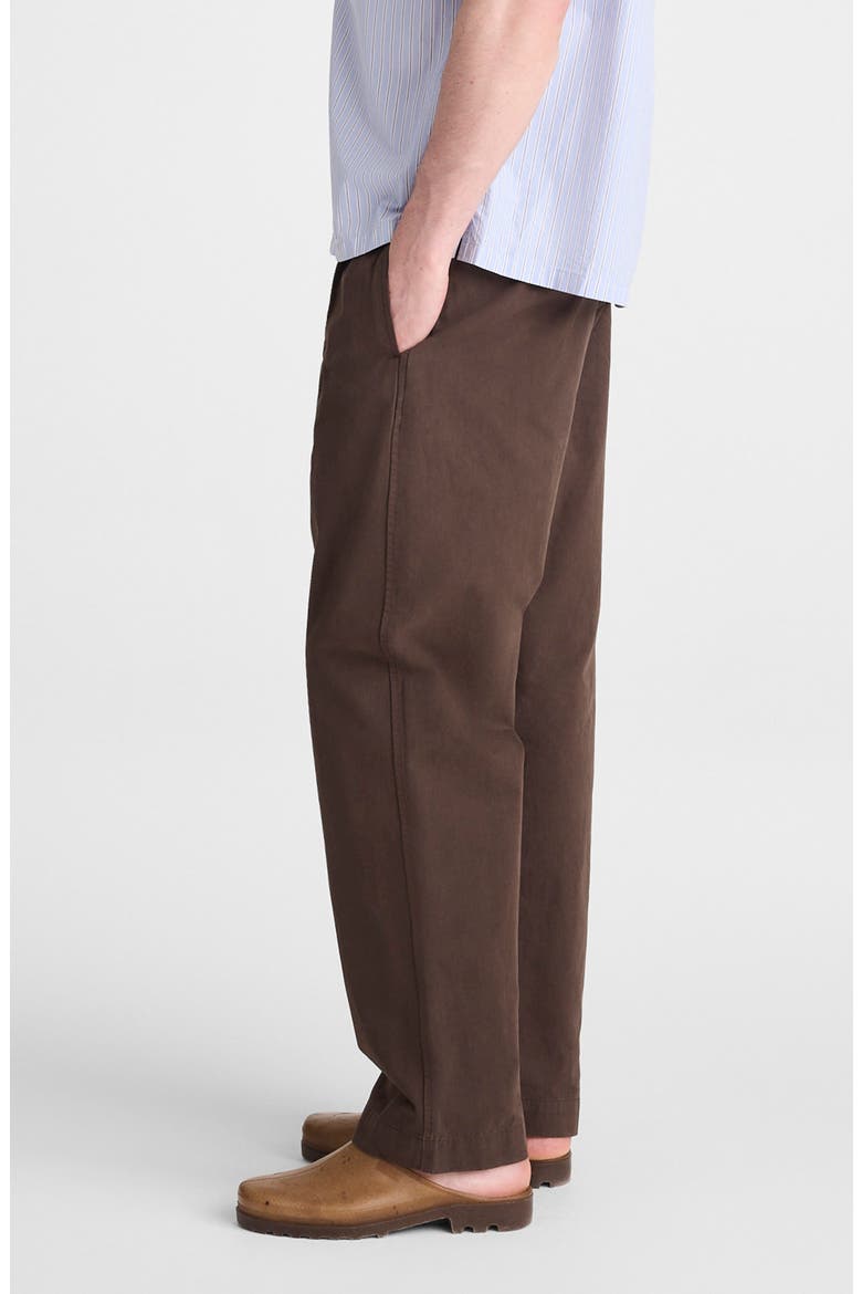 Pleated Chino Pants, Alternate, color, CHOCOLATE