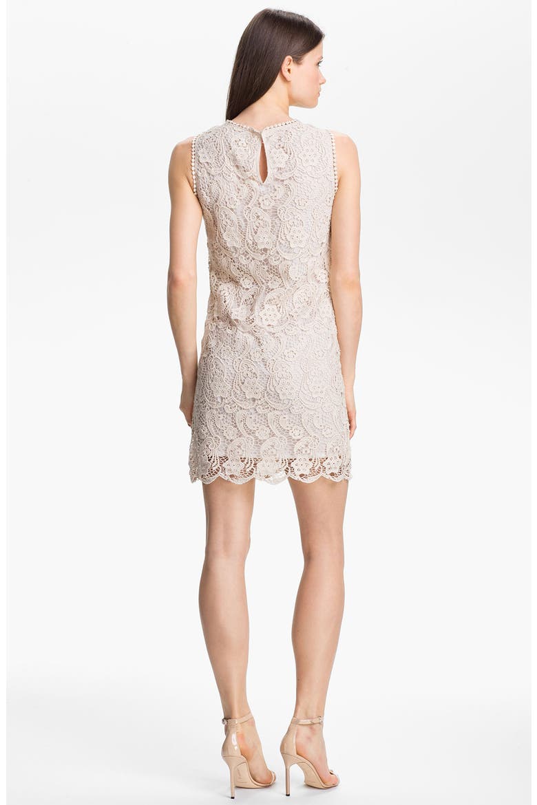 'Vionne' Cotton Shift Dress, Alternate, color, OFF WHITE
