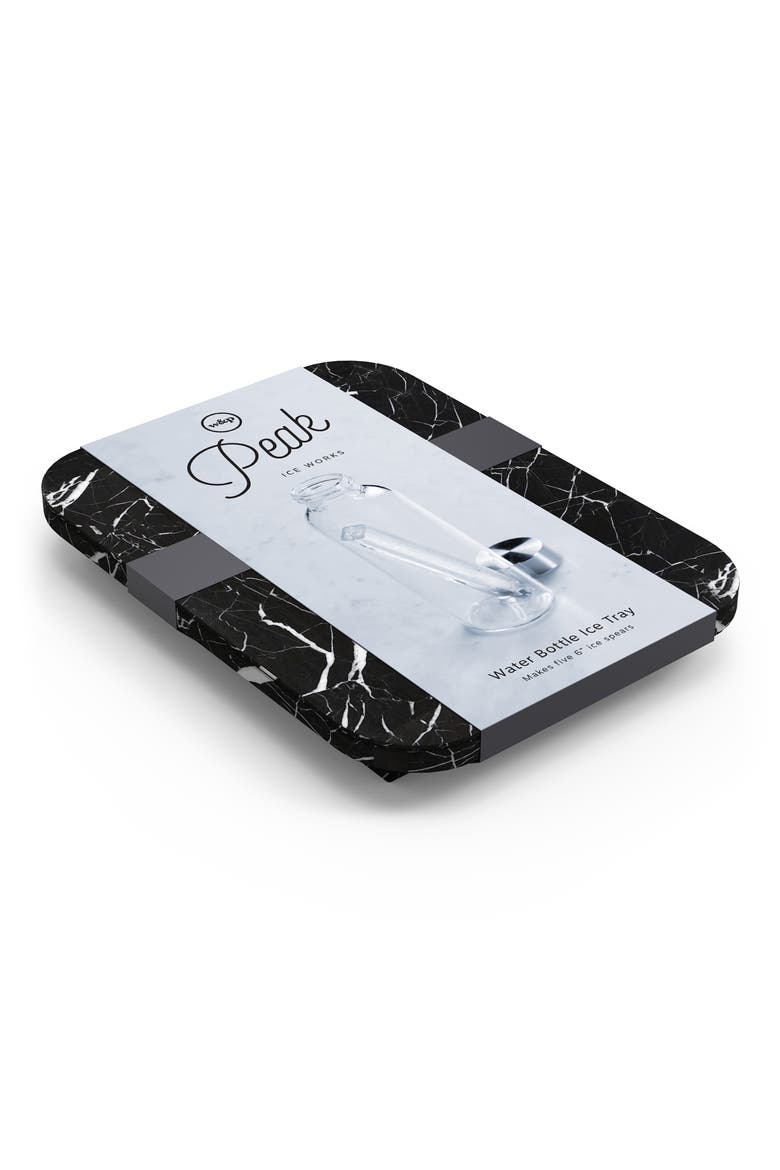 Water Bottle Ice Tray, Main, color, MARBLE BLACK