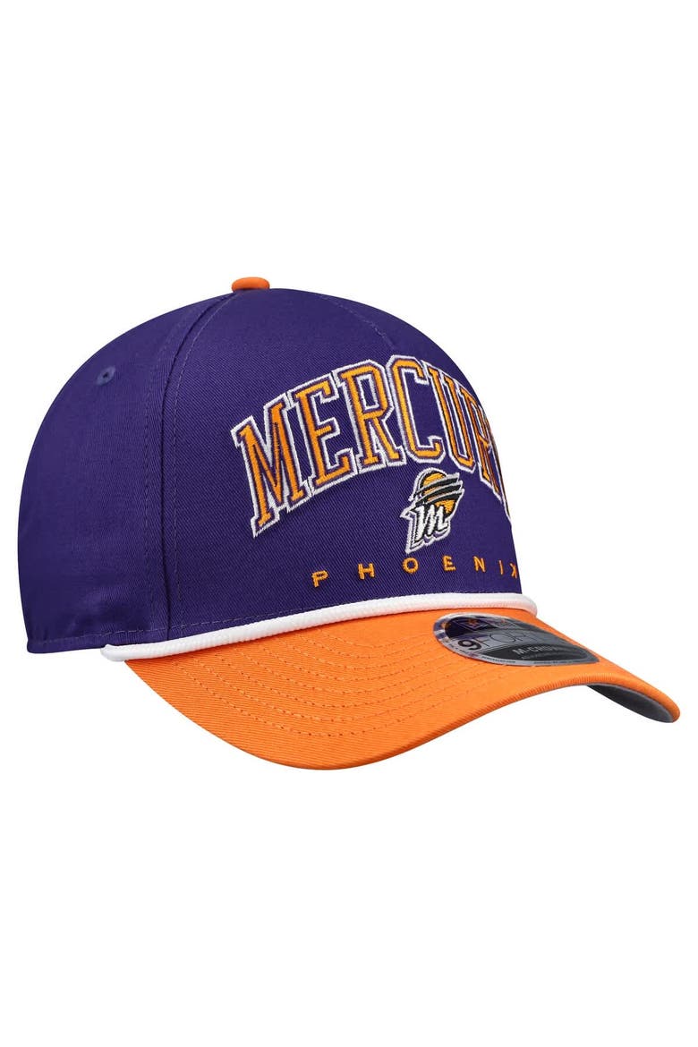Men's New Era Purple Phoenix Mercury Bold Arch COOLERA 9FORTY A-Frame M-Crown Adjustable Hat, Alternate, color, Purple