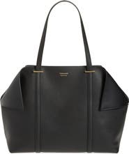 FERRAGAMO Large Folded Suede Tote