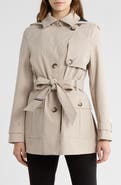 Tommy Hilfiger Water Resistant Belted Trench Coat