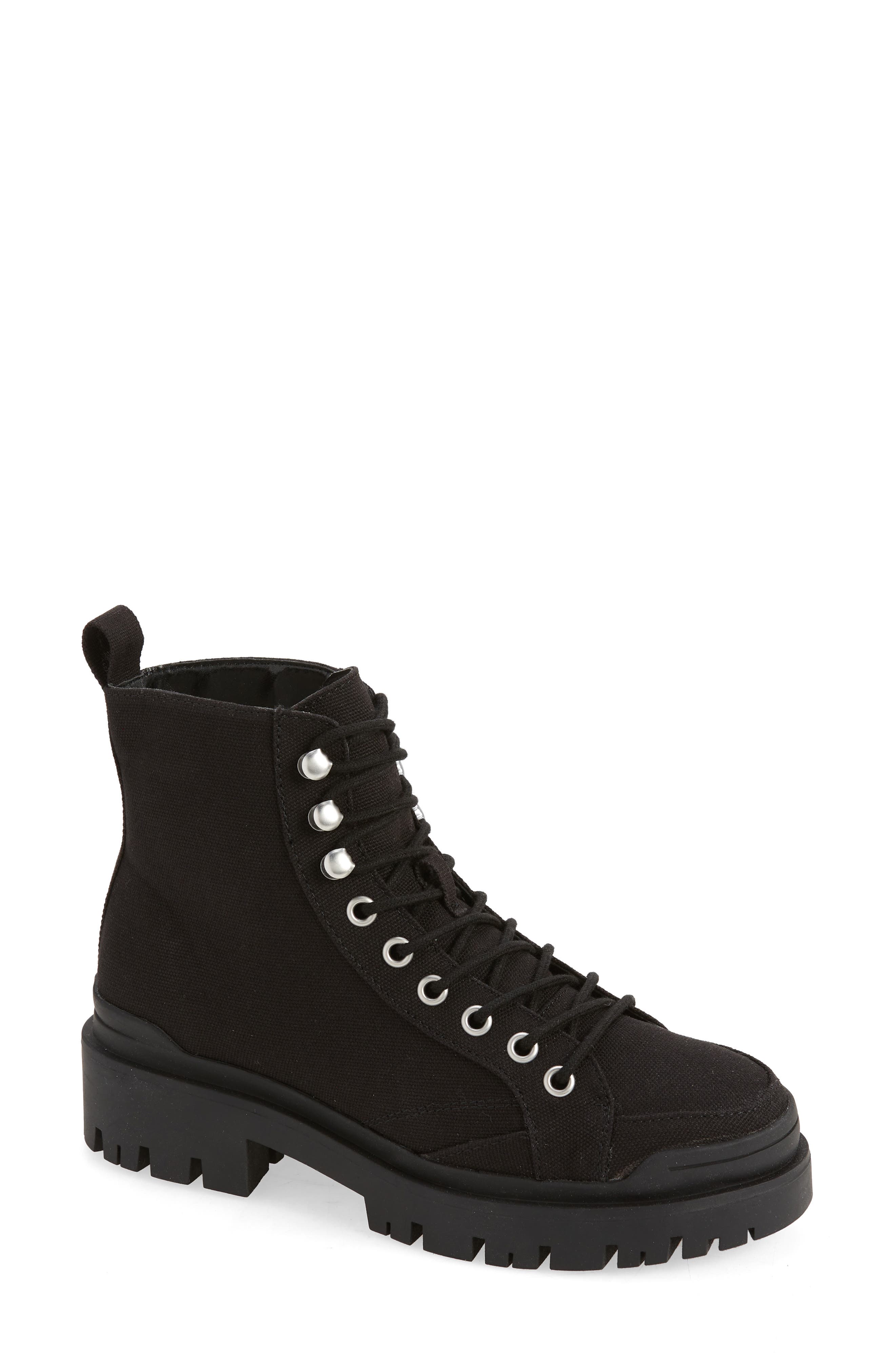 BP. Essey Lace-Up Lug Bootie, Main, color, 