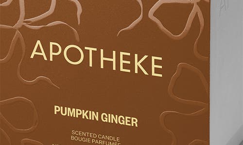 Apotheke Pumpkin Ginger Three-wick Scented Candle In Brown
