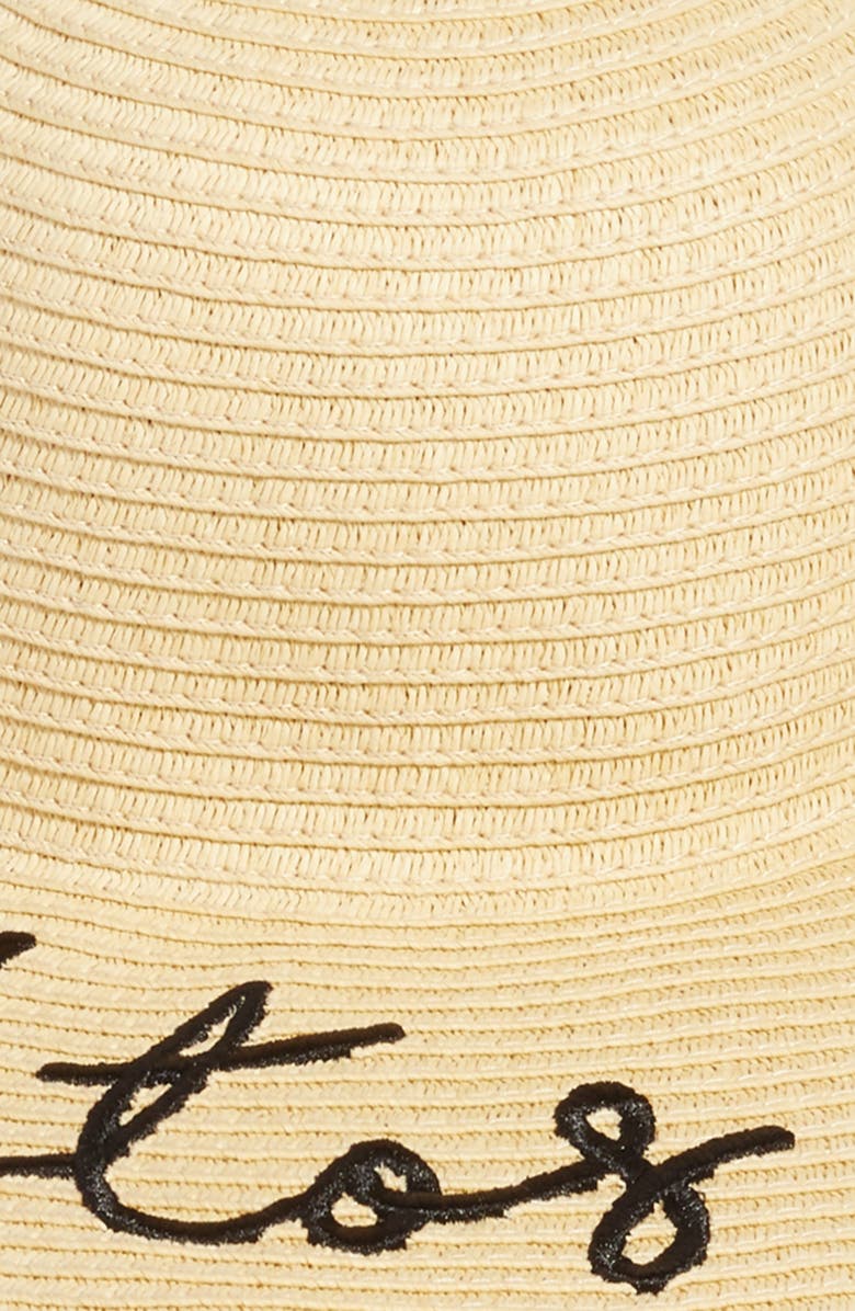 BP. No Photos Please Floppy Straw Hat, Alternate, color,