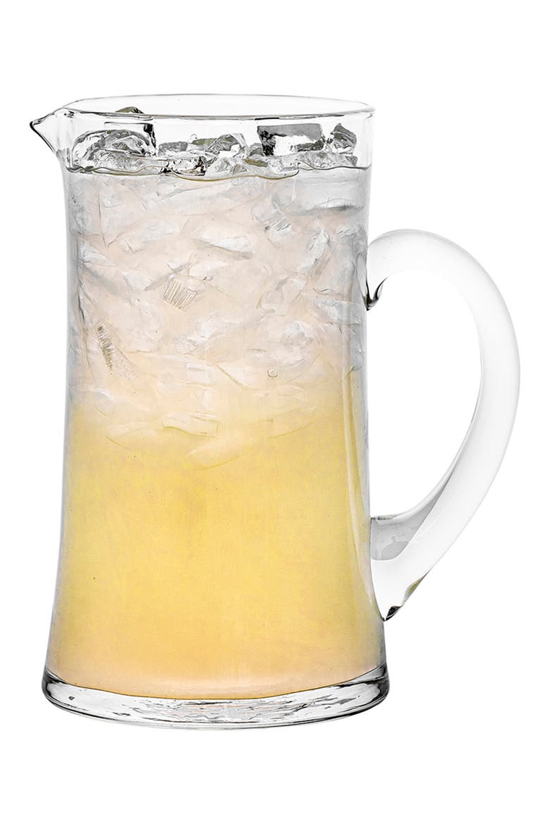 Puro Glass Pitcher, Alternate, color, CLEAR