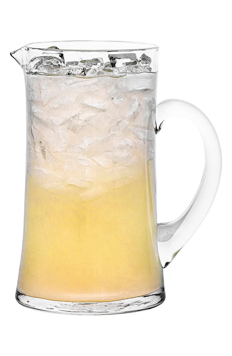 Juliska Puro Glass Pitcher, Alternate, color, Clear