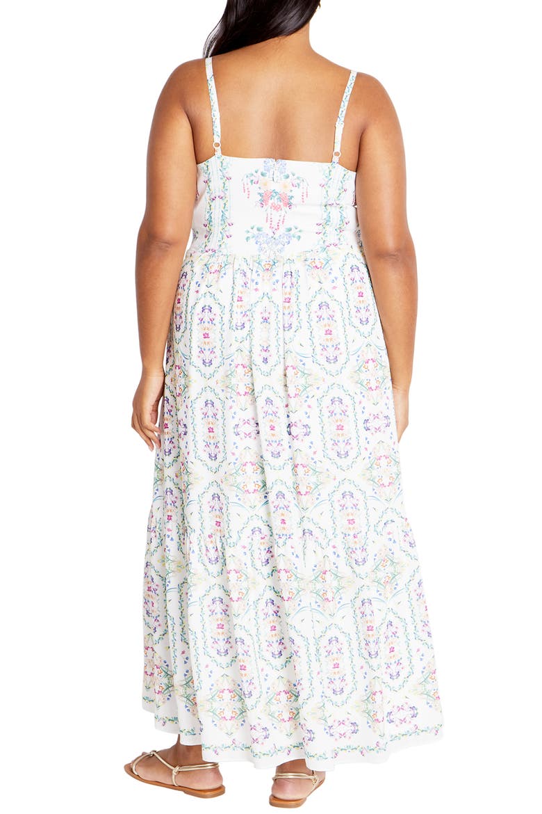 Mira Print Sleeveless Maxi Dress, Alternate, color, PRINT