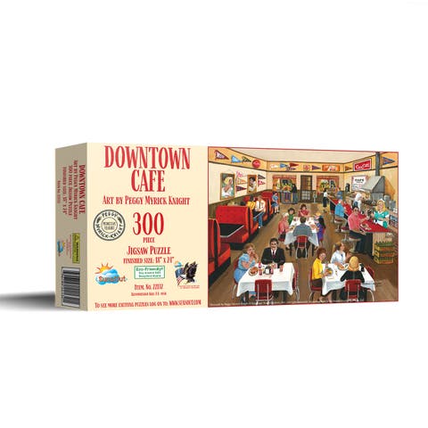 Downtown Cafe 300 piece Jigsaw Puzzle for Adults