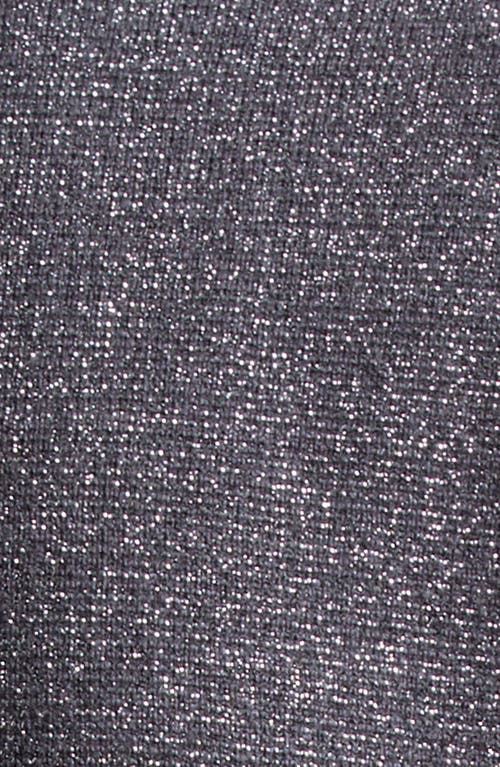 L'agence Kenzie Metallic Double Breasted Knit Blazer In Gray