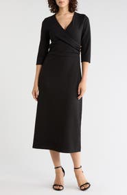 Gemma + Jane Draped Midi Dress