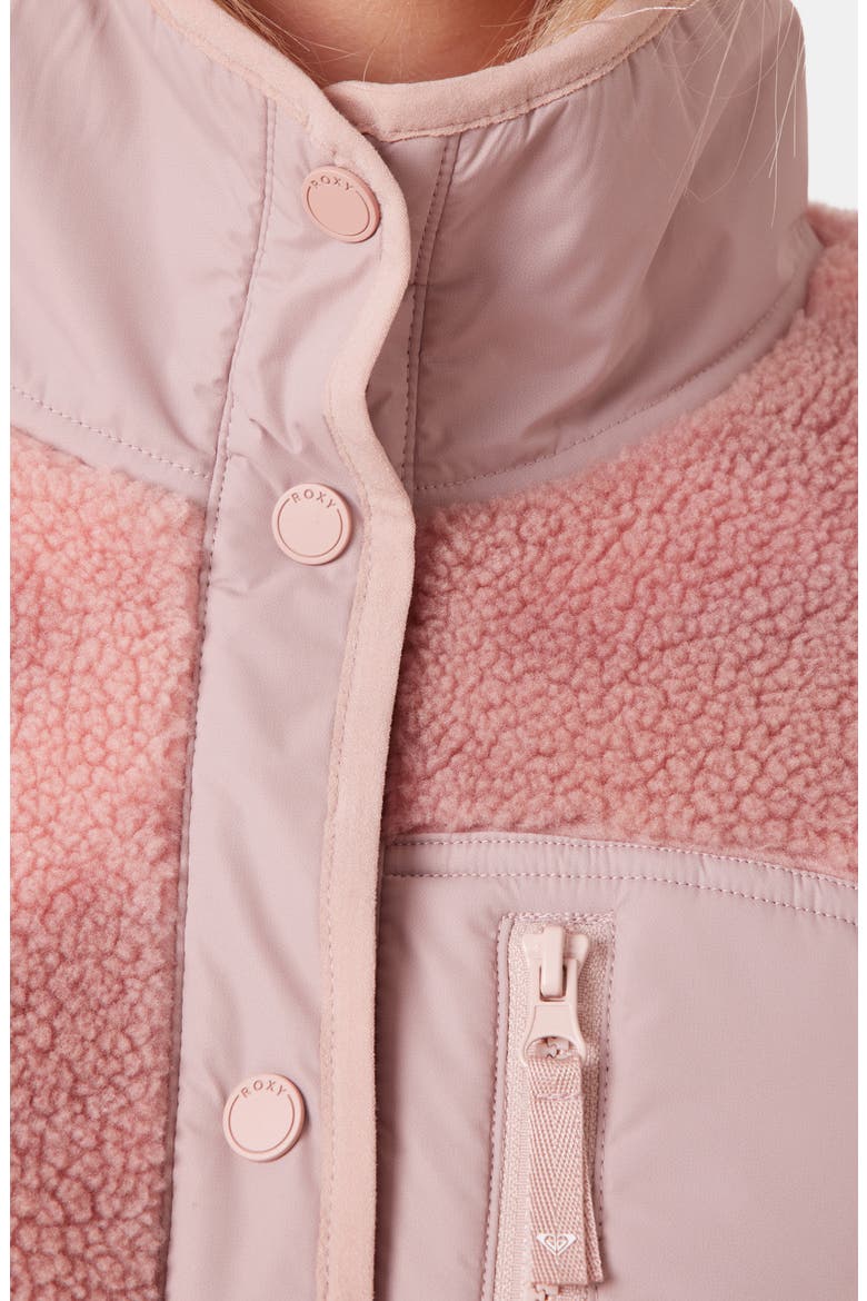 Axel Fleece Jacket, Alternate, color, PINK COMBO