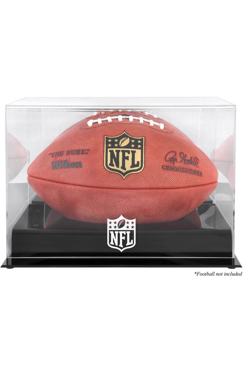 FANATICS AUTHENTIC NFL Shield Black Base Football Display Case, Main, color, 
