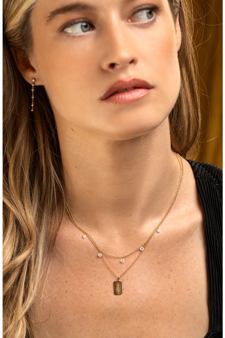 Solstice Diamond Drop Earrings (Nordstrom Exclusive), Alternate, color, 18K YELLOW GOLD
