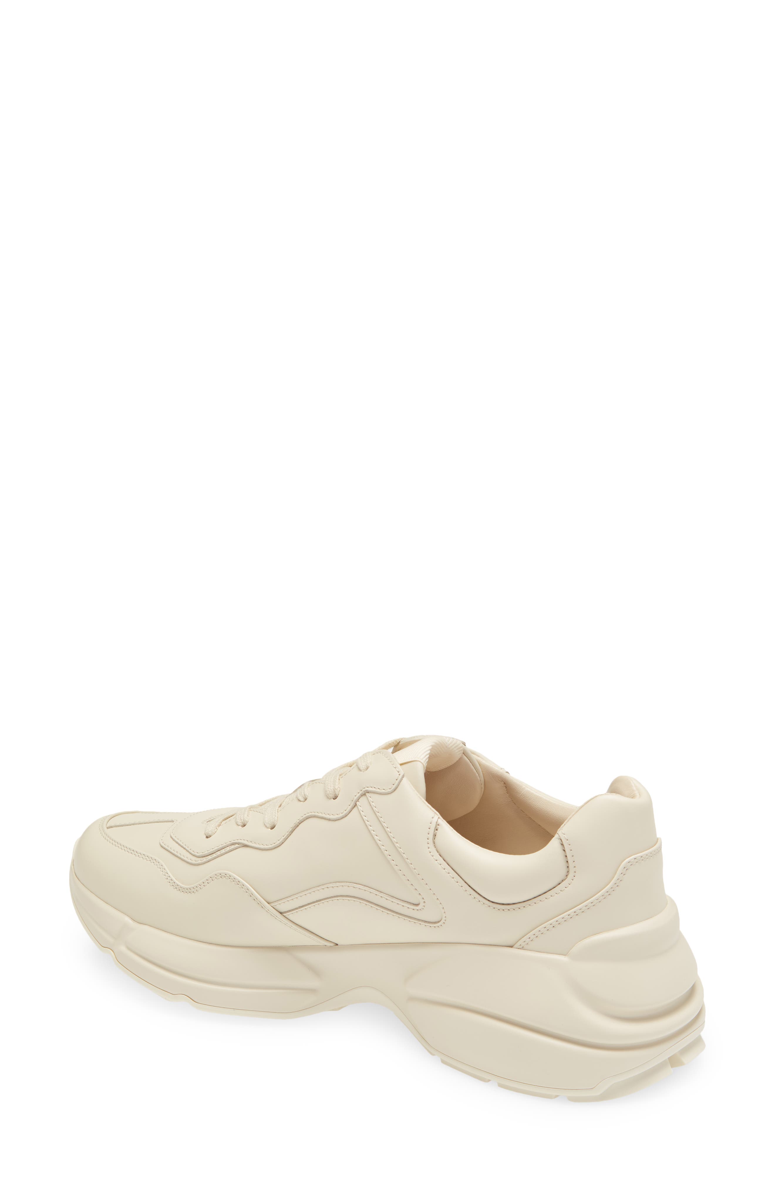 Gucci Rhyton Logo Sneaker, Alternate, color, Ivory
