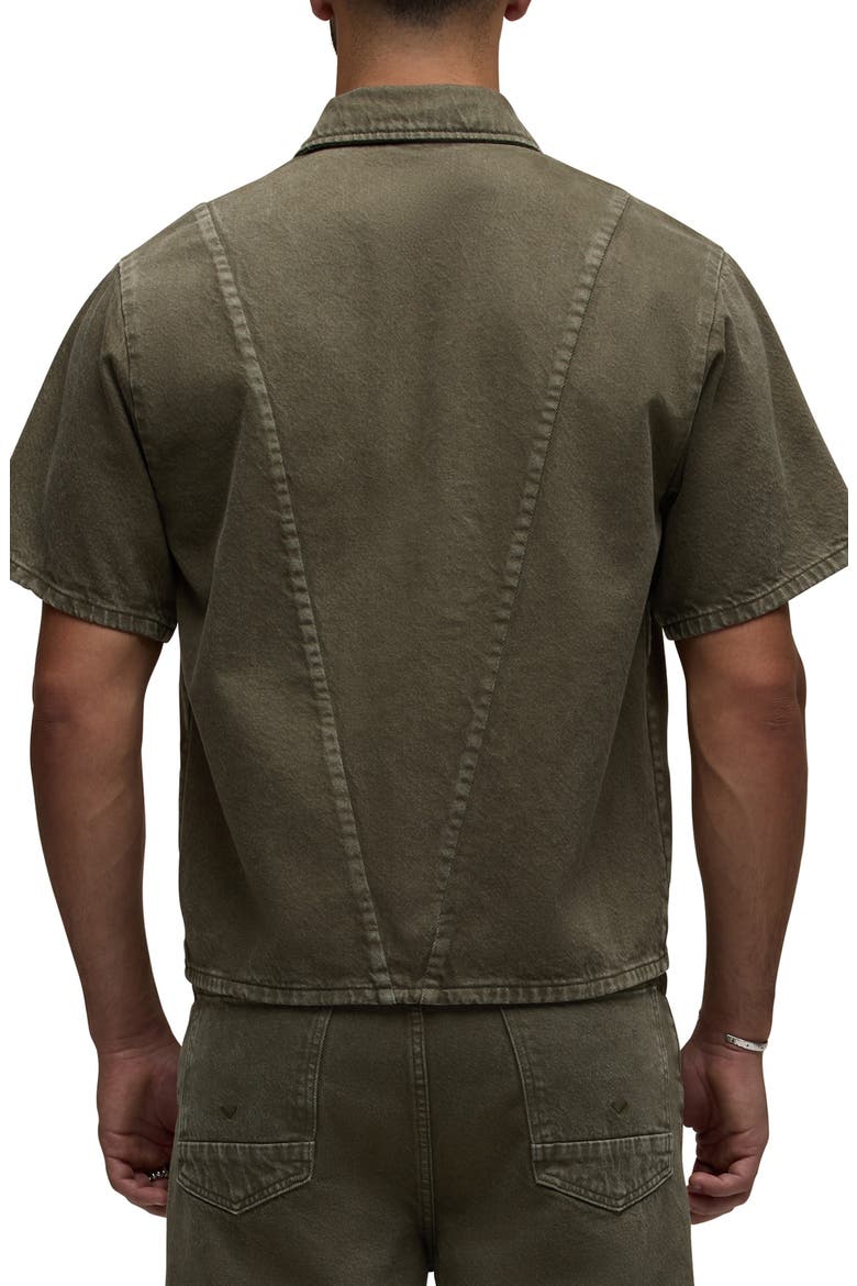 Carpenter Short Sleeve Shirt, Alternate, color, HILLSIDE