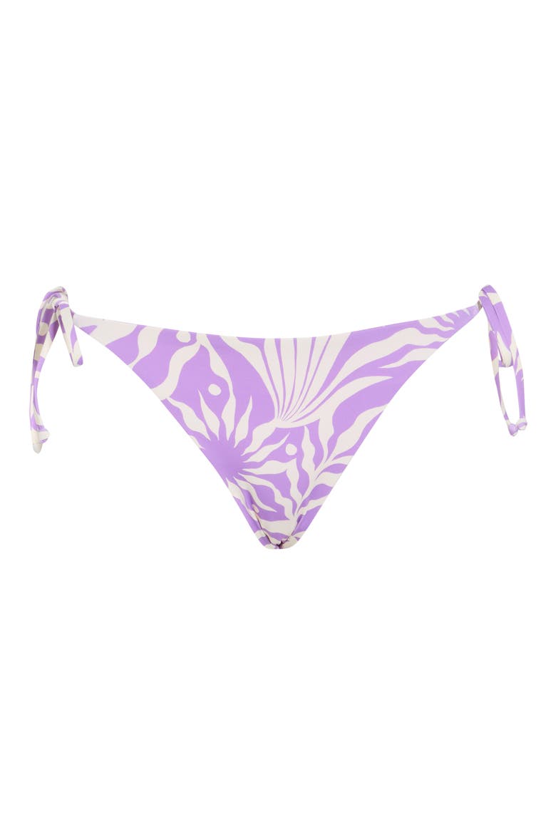 Wave Song Tanga Bikini Bottoms, Alternate, color, PURPLE