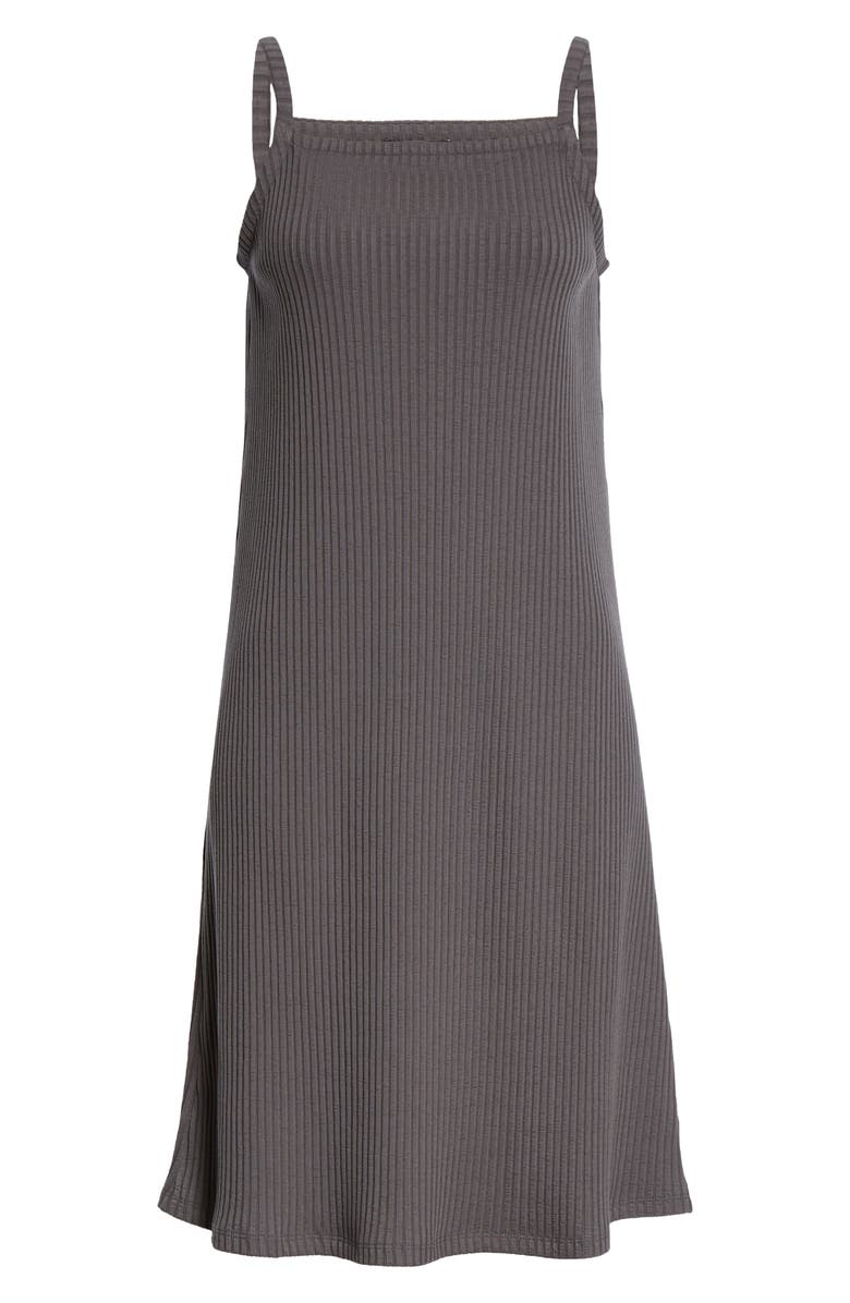 Eileen Fisher Rib Sleeveless A-line Dress, Alternate, color, 