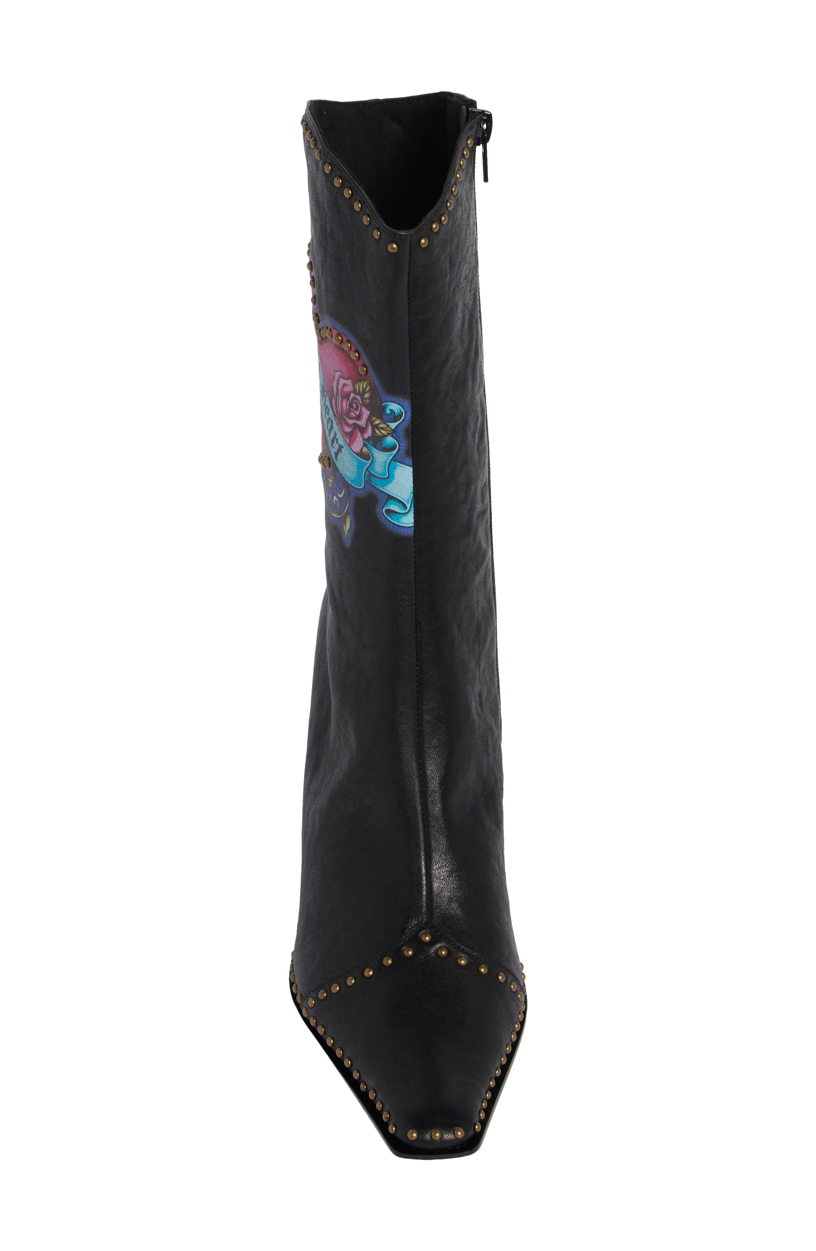 Be Bold Boot, Alternate, color, BLACK BRUSH WILD COMBO