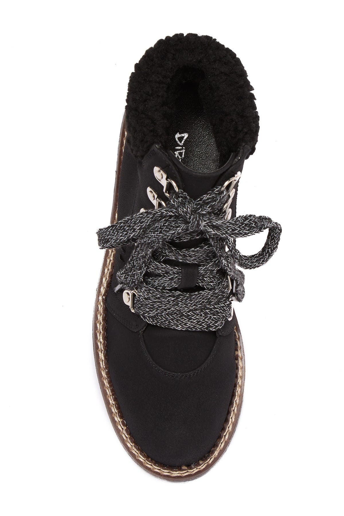 Dirty Laundry Cashbah Lace Up Faux Shearling Hiker Boot, Alternate, color, 