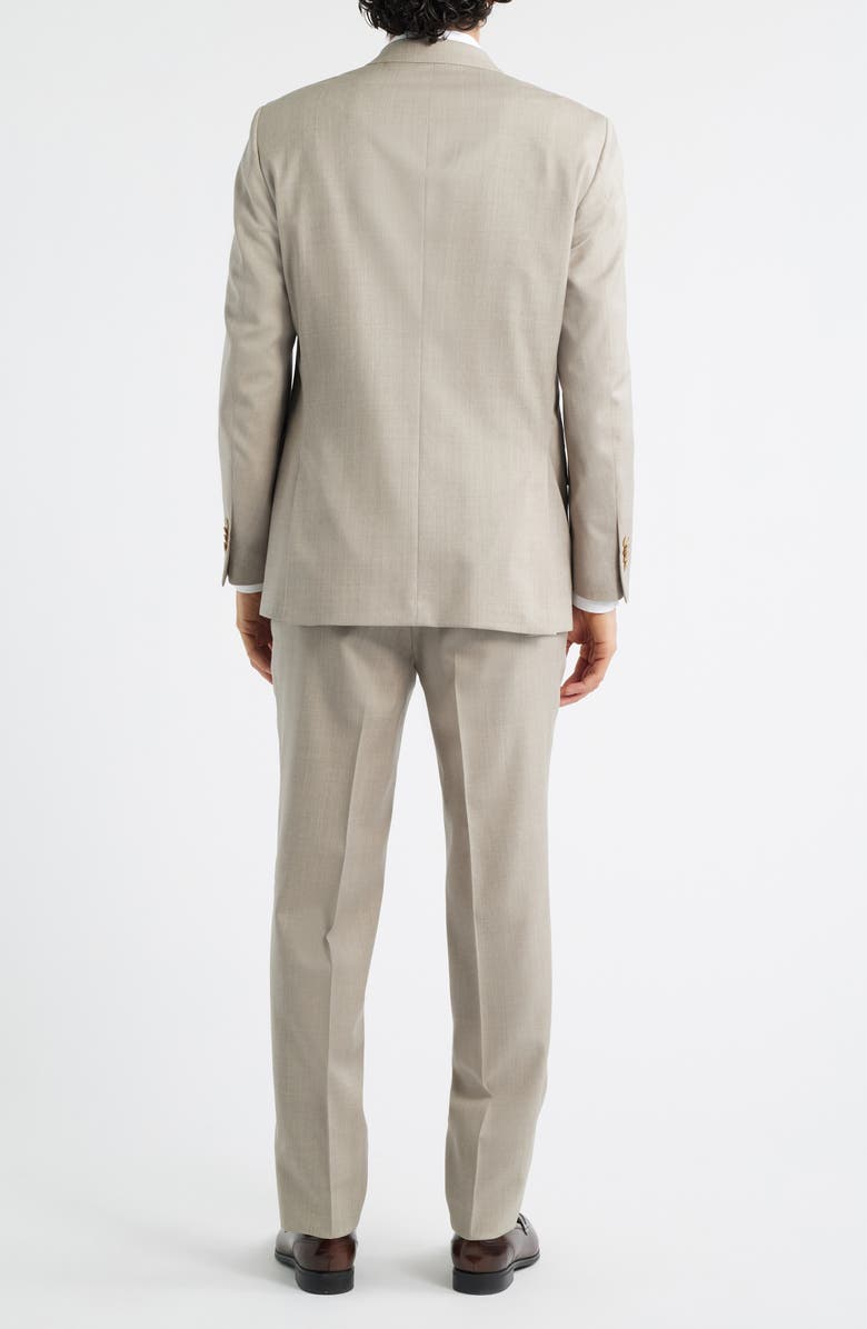 Peter Millar Flynn Classic Fit Tan Wool Suit, Alternate, color, Tan