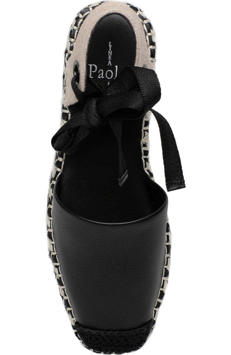 Linea Paolo Sol Espadrille Sandal, Alternate, color, Black/ Beige