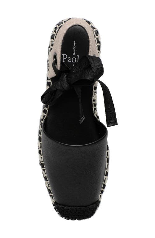 Linea Paolo Sol Espadrille Sandal In Black/beige