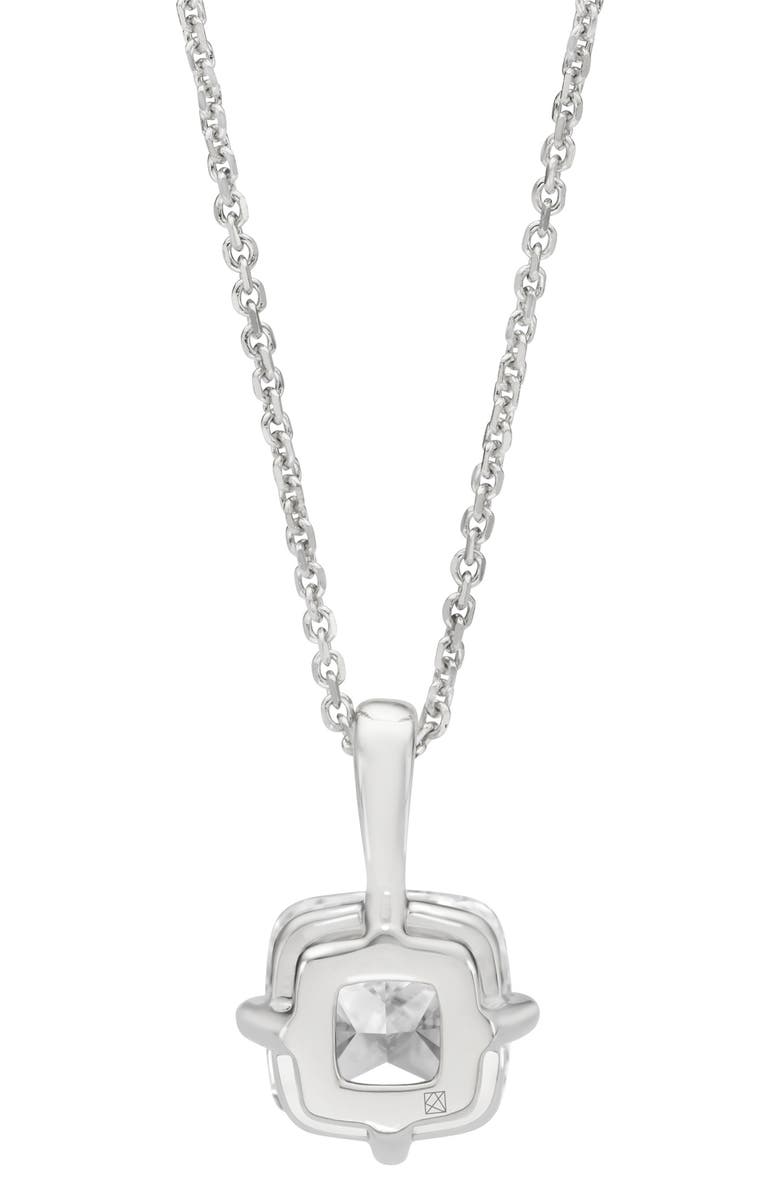 LIGHTBOX 2-Carat Lab-Grown Cushion Cut Diamond Pendant Necklace, Alternate, color, 