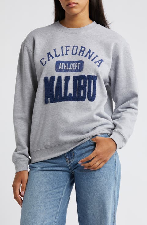 Malibu Varsity Graphic Sweatshirt
