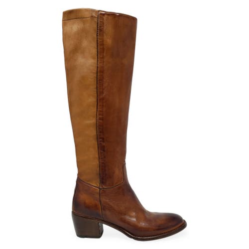 Madison Maison Knee High Boot Stretch Boot In Brown