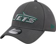 New Era Men's New Era Graphite New York Jets Main 39THIRTY Flex Hat