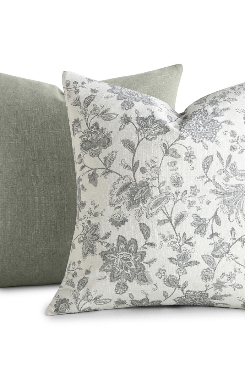 HOMESPUN Assorted 2-Pack Accent Pillows, Alternate, color, Gray